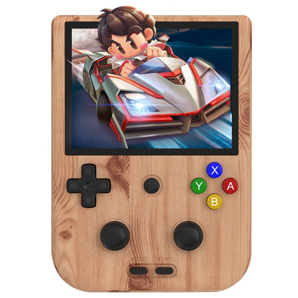 ANBERNIC RG405V Game Console, 4GB LPDDR4 128GB eMMC, Android 12, 5G WiFi, Bluetooth 5.0 - Wood Color